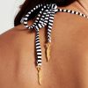 MELT TOP bandeau irregular stripe