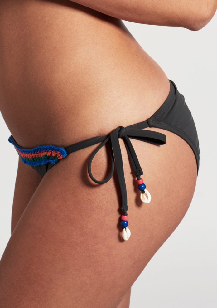 MELT BROEKJE strings crochet - black