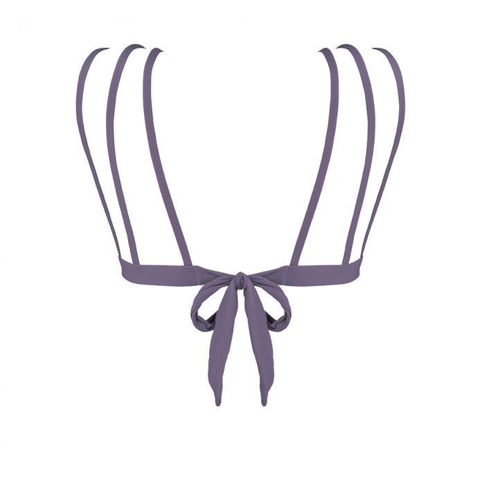 BOHO bikini's 2017 - Top - achterkant - iconic triangel - lavender lila