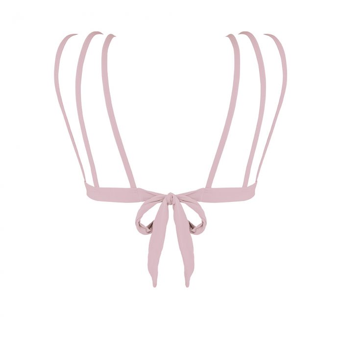 BOHO bikini's 2017 - Top - achterkant - iconic triangel - sweet pink