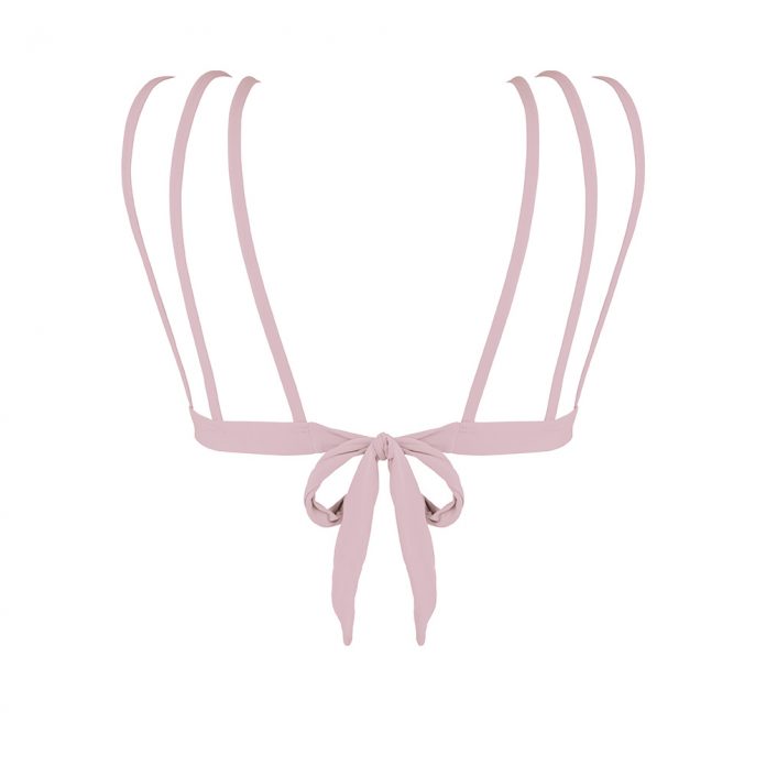 BOHO bikini's 2017 - Top - achterkant - iconic triangel - sweet pink