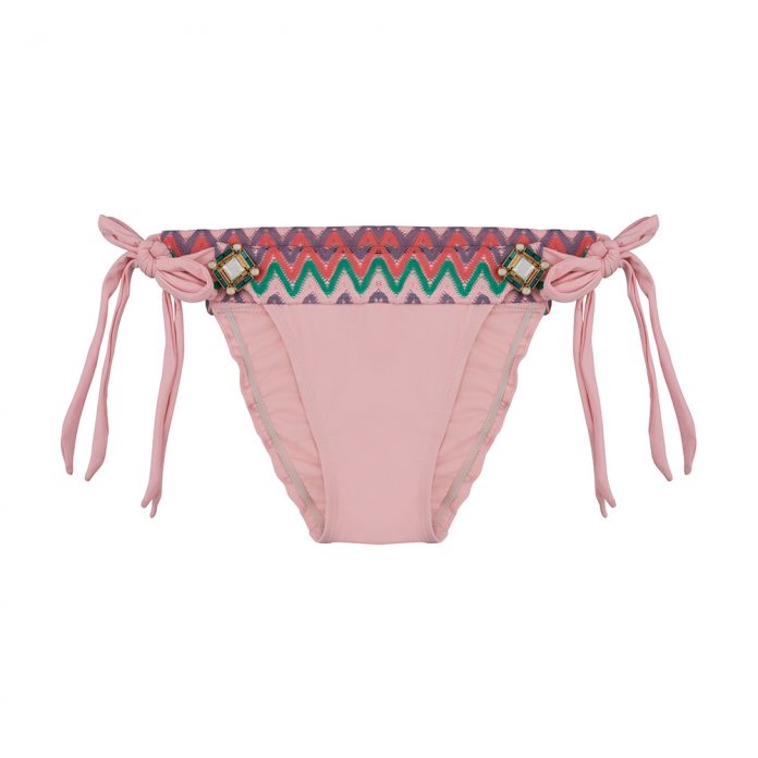 BOHO Bottom Briliant Aztec Bow Sweet Pink
