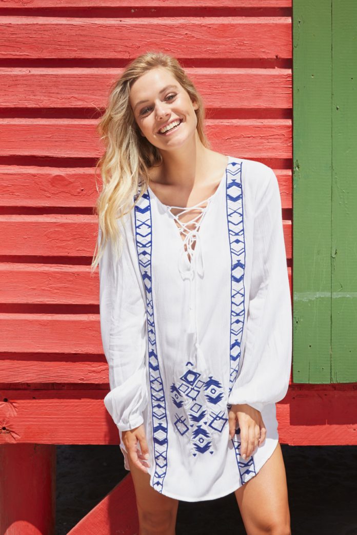 MELT tunic blouse embroidery