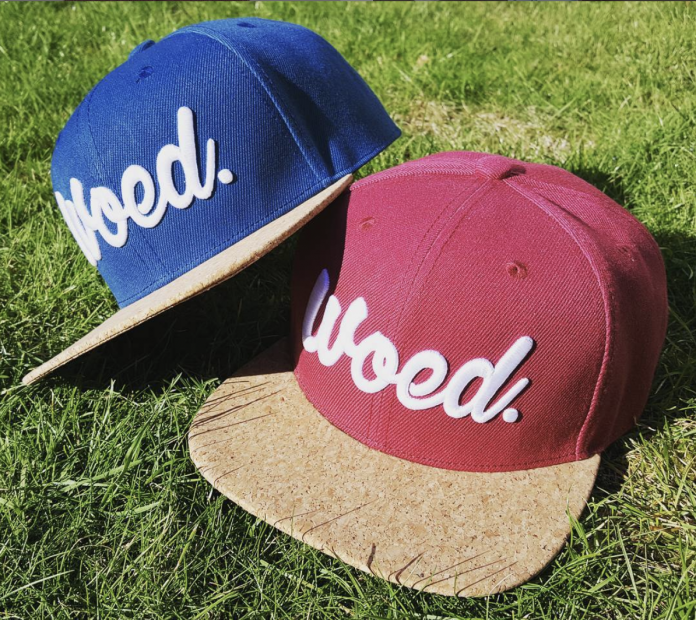 Woed Snapback Bordeaux rood