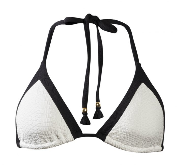 PILYQ TUX bikinitop triangel mix up white