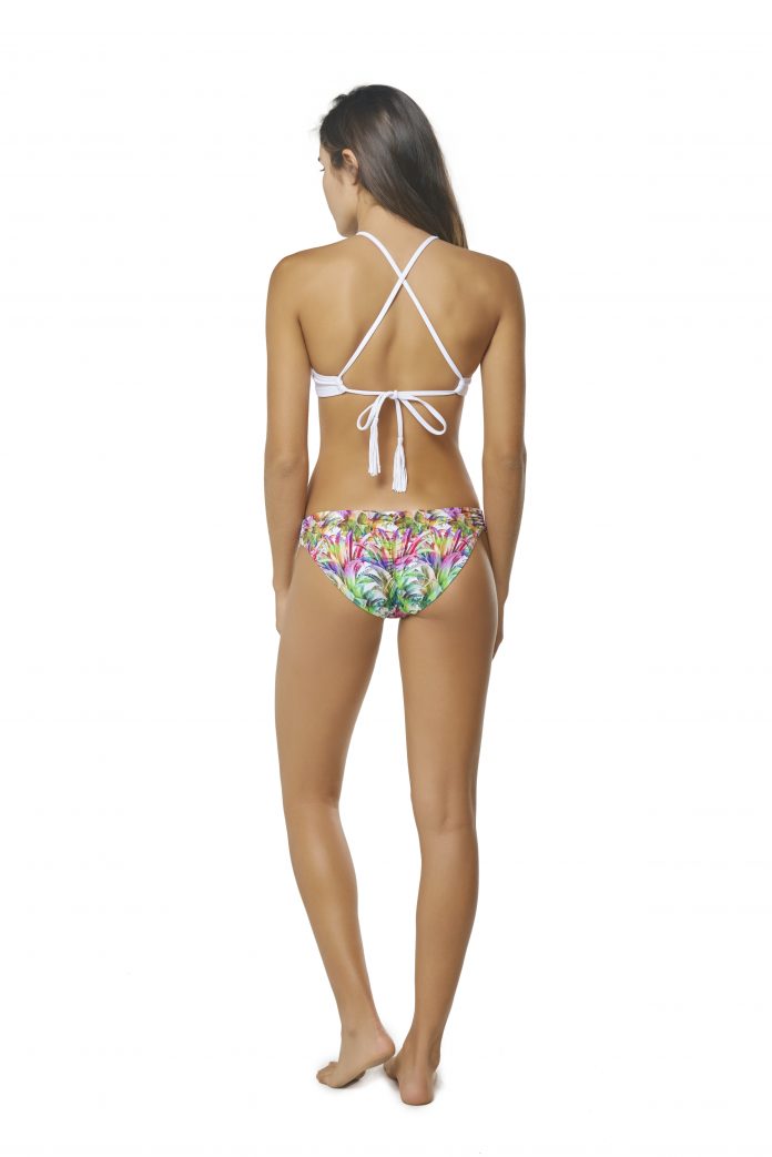 PILYQ HUDSON bikinitop high neck wit