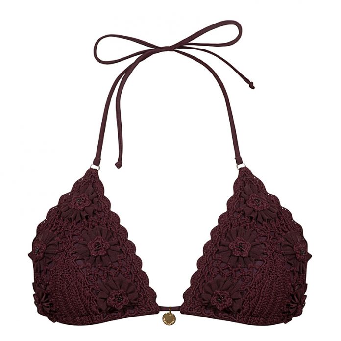 PANOS EMPORIO KANDIA bikini top triangel bordeaux