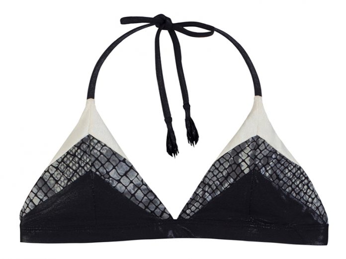 PILYQ BOA bikinitop triangel zwart
