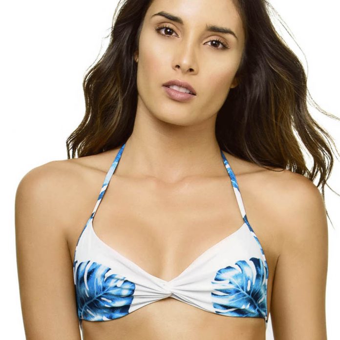 PILYQ KAI TWIST bikinitop halter wit wailea
