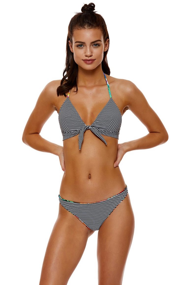 Banana Moon BAYSIDE mulitcolor gestreept reversible bikini top trendy zomer 2018