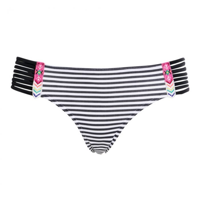 Banana Moon STRITEM zwart wit gestreepte bikini broekje trendy zomer 2018