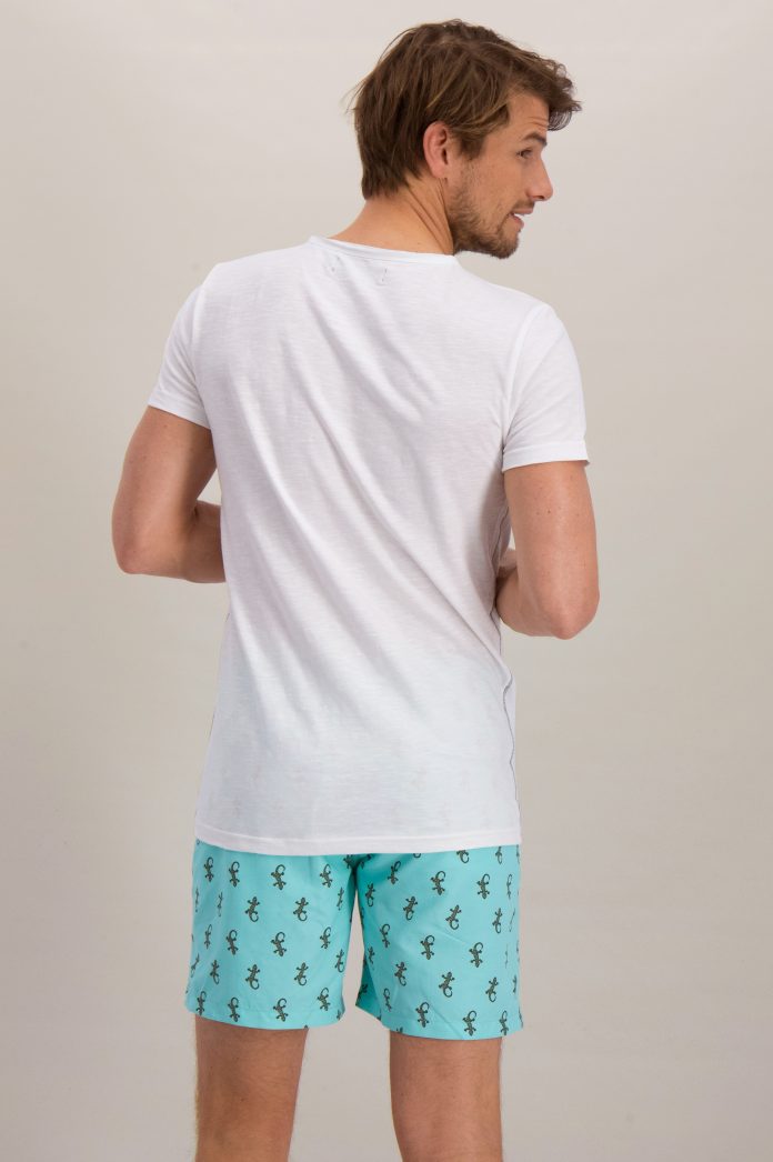 SHIWI ZWEMSHORT gekko BLAUW