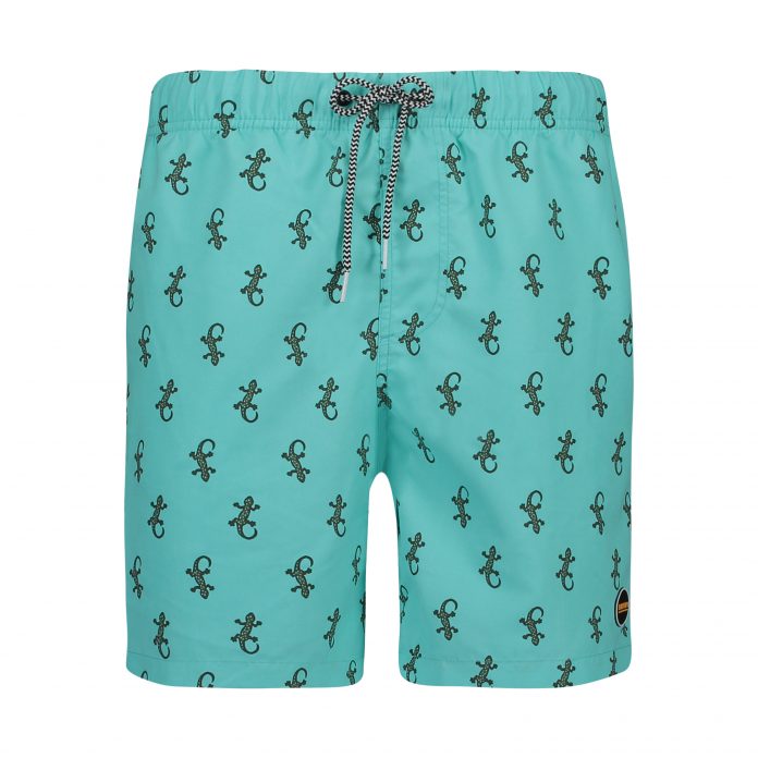 SHIWI ZWEMSHORT gekko BLAUW