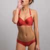SHIWI CASTAWAY PADDED WIRE bikinitop ROOD