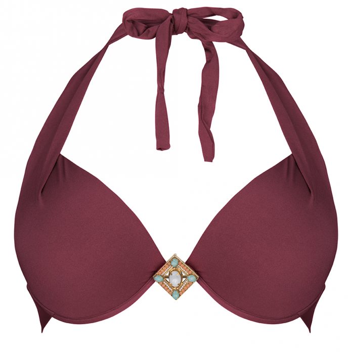 BOHO-bikini-2018-Supreme-halter-aubergine-paars trendy zomer 2018