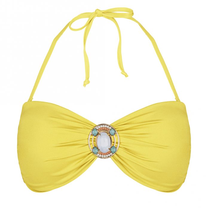 BOHO-bikini-Iconic-bandeau-yellow-geel trendy zomer 2018