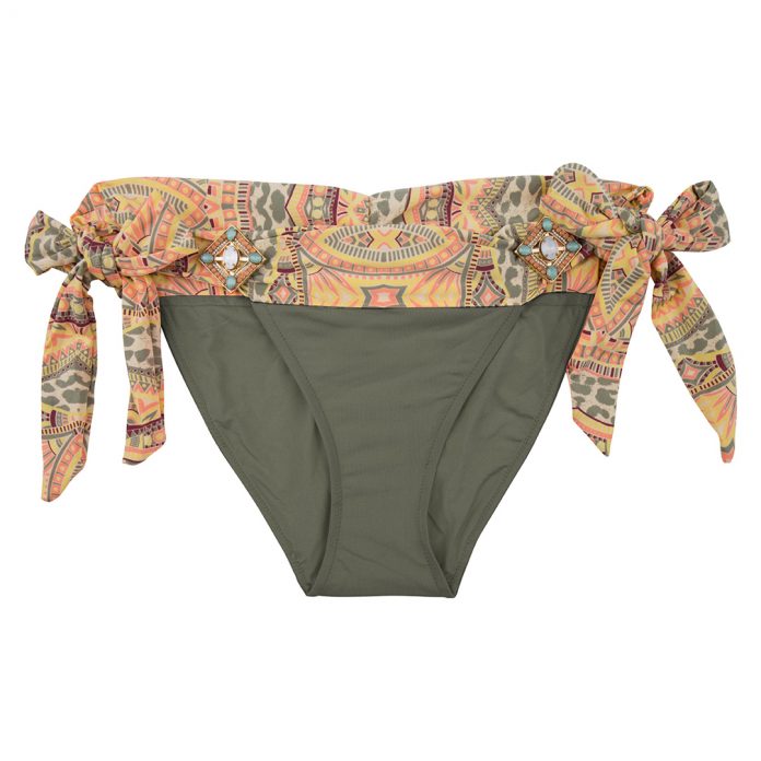 BOHO-bikini-2018-Elite-bottom-olive-groen-aztec