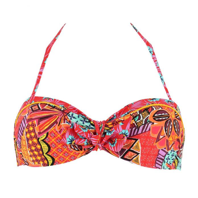 banana moon madeiro bandeau bikini top multi color trendy zomer 2018