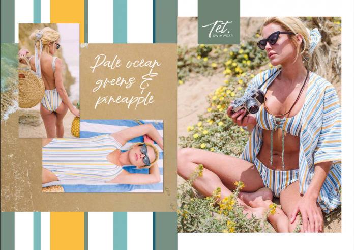 TET swimwear sun stripe sfeerbeeld