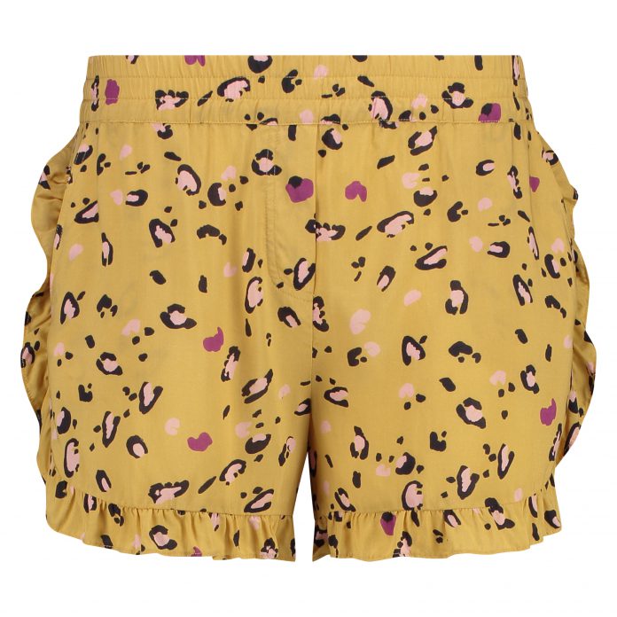 MELT LEOPARD SHORT - GEEL