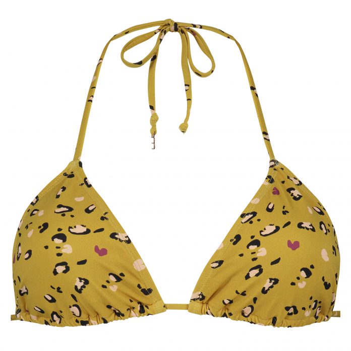 MELT summer nomad 2019 triangel bikini leopard geel