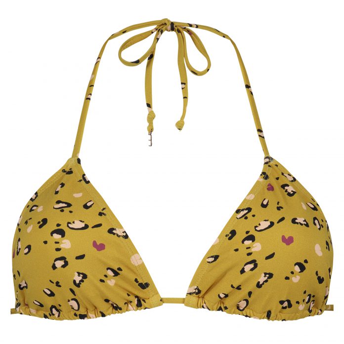 MELT summer nomad 2019 triangel bikini leopard geel