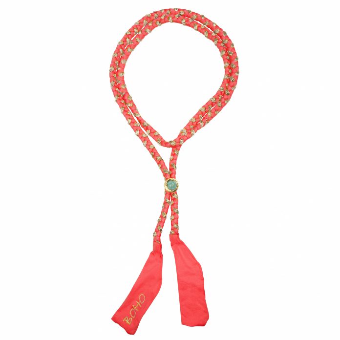 bo19-14-boho-long-braided-ribbon-coral-red-gold