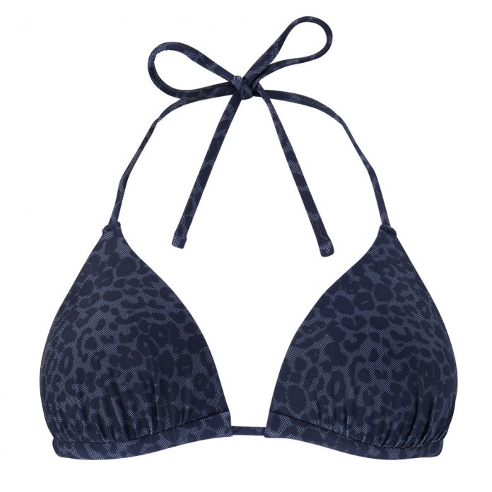 BARTS Arwen leopard triangeltop - blauw