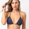 BARTS Arwen leopard triangeltop - blauw