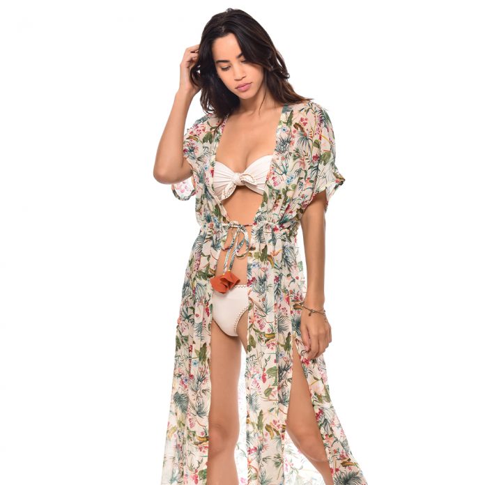 BANANA MOON COUTURE JURK KILIVOIL LUANA - WIT