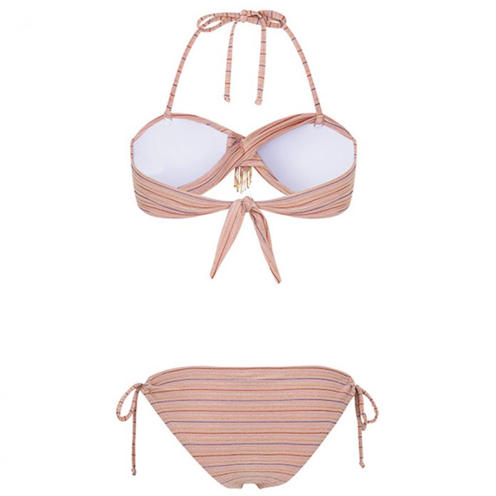 AMENAPIH SWIMMY BANDEAUTOP - ROZE
