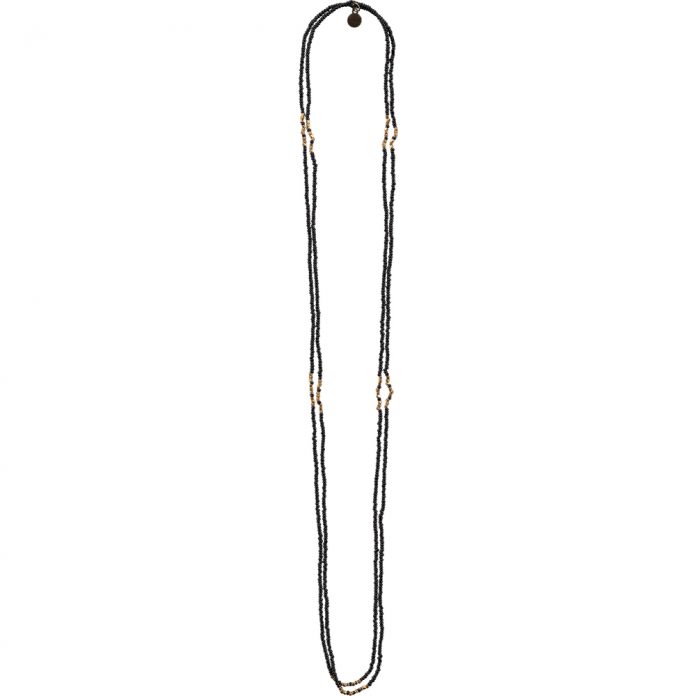 BARTS FOAM GOLD KETTING - ZWART/GOUD
