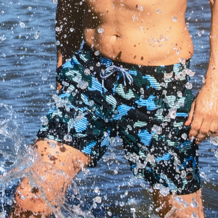 SHIWI CAMOUFLAGE ZWEMBROEK - BLAUW