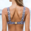 TET SWIMWEAR BROOK BEUGELTOP - ZEBRA