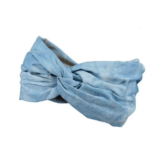 BARTS HAARBAND TWINZER DENIM - BLAUW