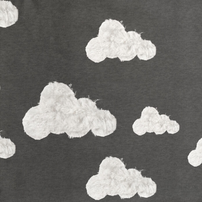 SNURK SHORT HEREN WOLKEN - GRIJS