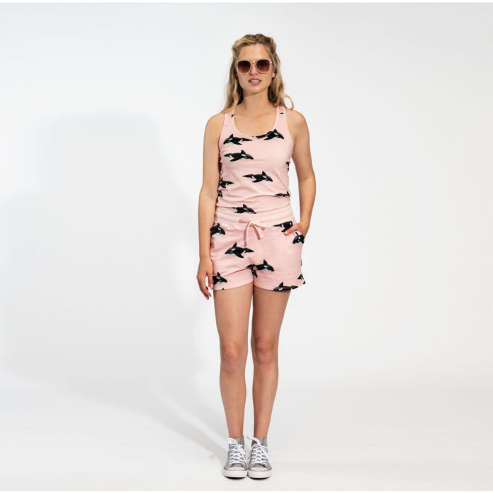SNURK SHORT DAMES ORCA - ROZE