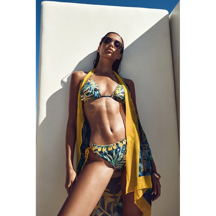 VACANZE ITALIANE TRIANGEL BIKINSET NATURE - GEEL