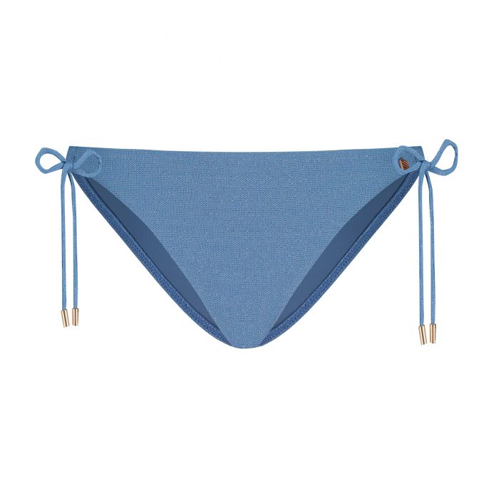 BEACHLIFE BIKINIBROEKJE SIDE TIE INFINITY - BLAUW