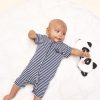 CHARLIE CHOE BABY JUMPSUIT PANDA - BLAUW