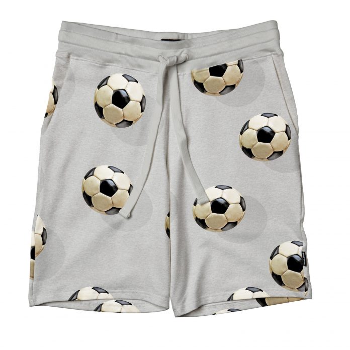 SNURK HEREN SHORT VOETBAL - GRIJS