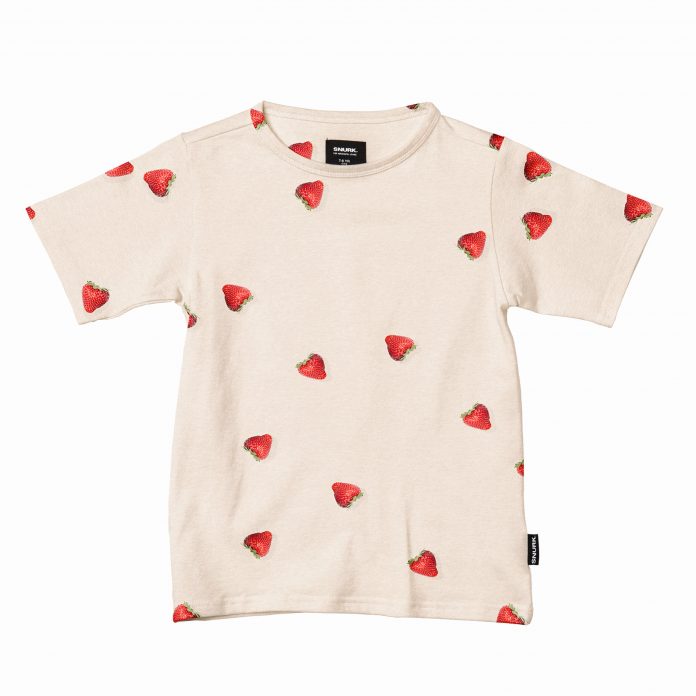 SNURK KIDS T-SHIRT AARBEI - WIT