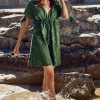 VACANZE ITALIANE KAFTAN CAMOUFLAGE MOLLY - GROEN